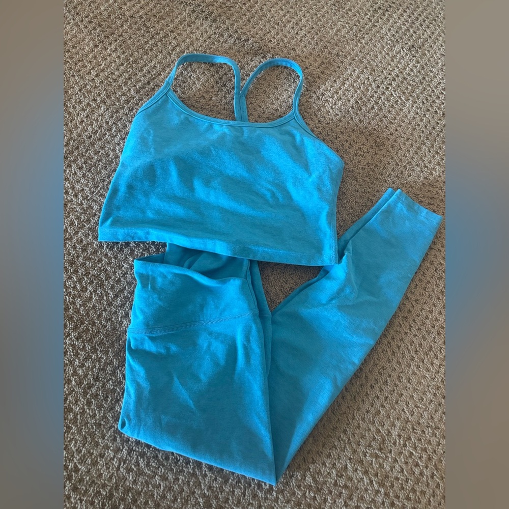 Beyond Yoga Teal Activewear Set